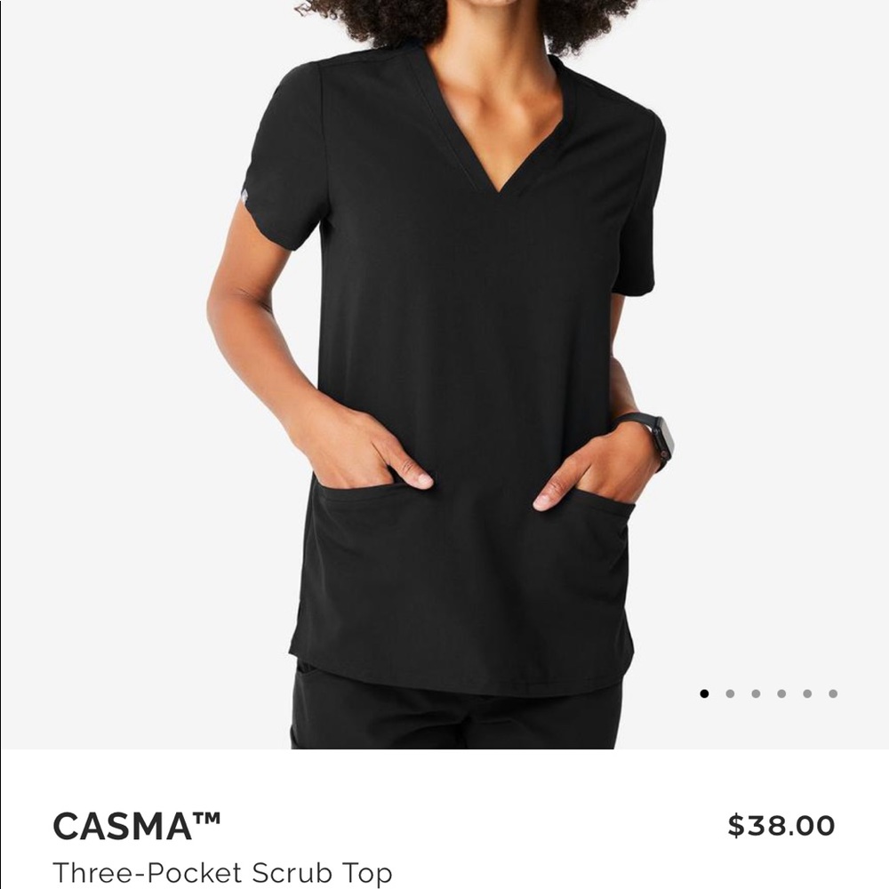 Figs Casma 3 pocket scrub top size S